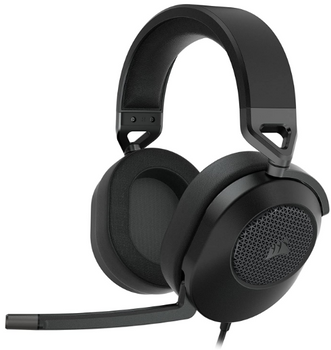 CORSAIR HS65 Carbon 7.1 Surround Headset. PS5 3D Audio, Xbox X, Switch. All Day Comfort, Lightweight, Sonarworks SoundID Technology USB PC, Mac,