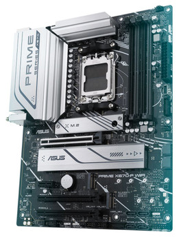 ASUS PRIME X670-P WIFI-CSM (AM5) ATX Motherboard 4x DDR5 128GB, 1x PCIe 4.0 x16 slot,3 x M.2 slots, 6 x SATA,Wi-Fi 6E 1 x HDMI.1 x DP