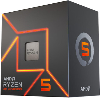 AMD Ryzen 5 7600 6 Cores  12 Threads, 65 watts, Max Freq 5.2Ghz, 38MB Cache, Wraith Prism Cooler & Radeon Graphics