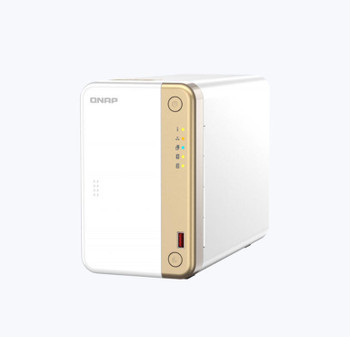 QNAP TS-262 2 Bay Multimedia NAS Intel Celeron N4505 Dual Core 2.9GHz 4GB 2.5Gbe 2x 3.52.5' SATA 2x M.2 2280 Nvme Expansion