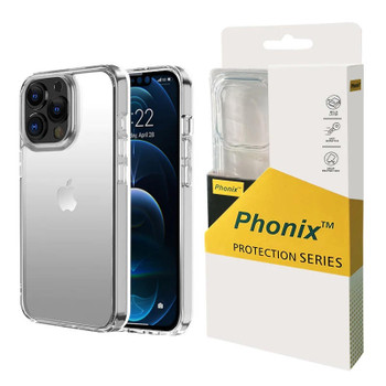PHONIX Apple iPhone 13 Clear Rock Hard Case - Multi Layer, Anti-Scratch, Drop Protection