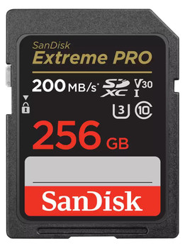 SANDISK 256GB Extreme PRO Memory Card 200MBs Full HD & 4K UHD Class 30 Speed Shock Proof Temperature Proof Water Proof X-ray Proof Digital Camera