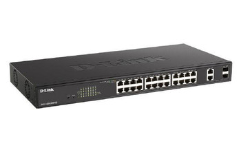 D-LINK D-Link 26-Port Gigabit Smart Managed Switch with 24 PoE and 2 Combo RJ45SFP ports (370W PoE budget)