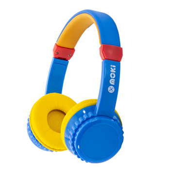 MOKI Moki Play Safe Volume Limited Headphone - BlueYellow 