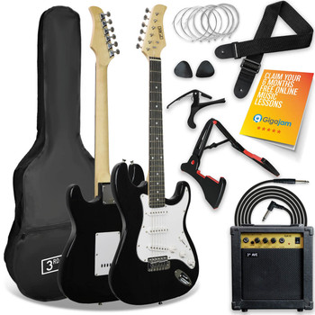  3rd Avenue Electric Guitar Pack - Black 