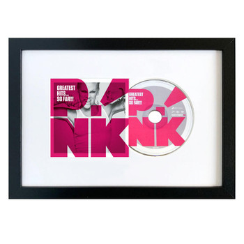 CD Art P!Nk-Greatest Hits...So Far!!! CD Framed Album Art 