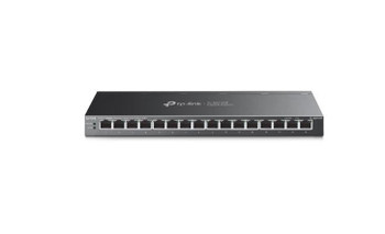 TP-LINK TL-SG116P 16-Port Gigabit Desktop Switch with 16-Port PoE+, Up to 250 m