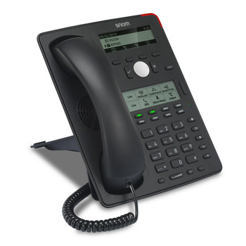  SNOM 12 Line Professional IP Phone, High-Resolution Display lay, 8 Configurable Self-labeling LED Keys 