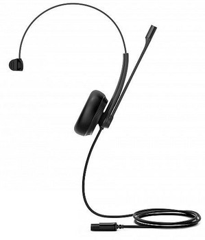  YEALINK YHM341 Wideband QD Mono Headset, Leather Ear Cushion, For Yealink IP Phones, QD cord not included 