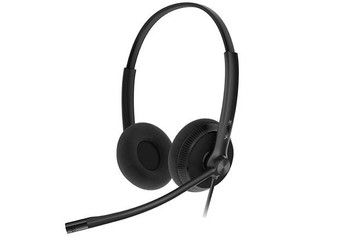  YEALINK YHD342-LITE Wideband QD Dual Headset, Foam Ear Cushion, for Yealink IP Phones, QD cord not included 