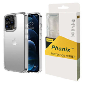  PHONIX Apple iPhone 15 Pro (6.1') Clear Rock Shockproof Case 