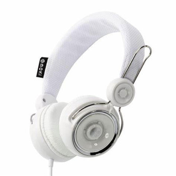  MOKI INTERNATIONAL Life Drops Wired Headphones - White 