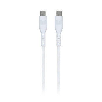  MONSTER USB-C to USB-C Thermo Plastic Elastometer Cable - White 1.2m 