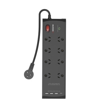  MONSTER 8 Socket Surge Protector with USB-C  USB-A Ports 