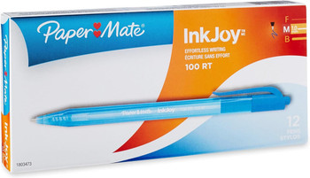  PAPER MATE InkJ100RT BP Blu Pack of 10R Box of 12 
