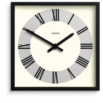  Newgate Jones Box Wall Clock Matte Black 