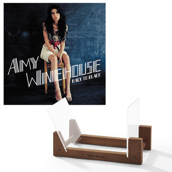 UNIVERSAL MUSIC Amy Winehouse Back To Black - Vinyl Album & Crosley Record Storage Display lay Stand