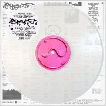 UNIVERSAL MUSIC Lady Gaga Chromatica - Vinyl Album & Crosley Record Storage Display lay Stand 