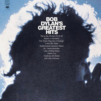 Sony Music Bob Dylan Greatest Hits Vinyl Album & Crosley Record Storage Display lay Stand 
