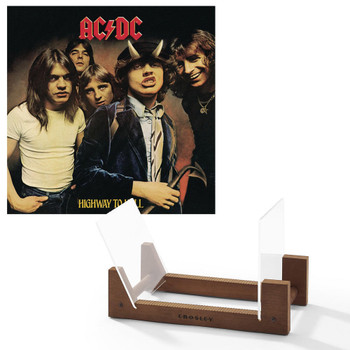 Sony Music Ac/Dc Highway To Hell Vinyl Album & Crosley Record Storage Display lay Stand 
