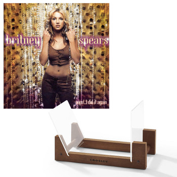 Sony Music Britney Spears Oops!...I Did It Again Vinyl Album & Crosley Record Storage Display lay Stand