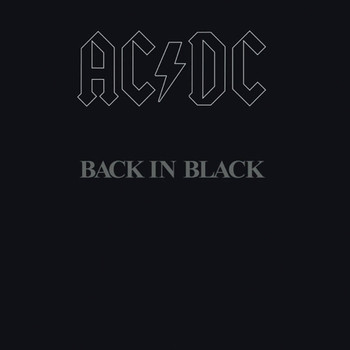 Sony Music Ac/Dc Back In Black Vinyl Album & Crosley Record Storage Display lay Stand