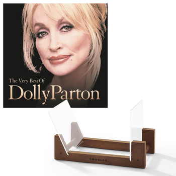 Sony Music Dolly Parton The Very Best Of Dolly Parton Vinyl Album & Crosley Record Storage Display lay Stand 