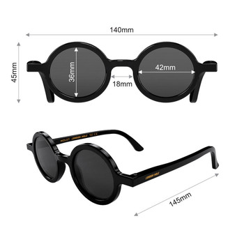  London Mole Moley Sunglasses Gloss Black / Black 