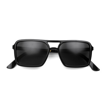  London Mole Spy Sunglasses Gloss Black / Black 