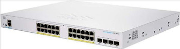 CISCO Cisco Business 250, 24-Port Gigabit Smart Switch with 24 PoE RJ45 and 4 (10 Gigabit) SFP+ Ports 