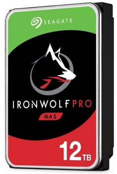 SEAGATE Seagate IronWolf Pro, NAS, Internal 3.5inch HDD, 12TB, SATA 6Gb/s, 7200RPM, 256MB Cache, Limited 5 Year 
