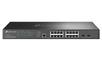 TP-LINK SG3218XP-M2, Omada 16-Port 2.5G and 2-Port 10GE SFP+ L2+ Managed Switch with 8-Port PoE+