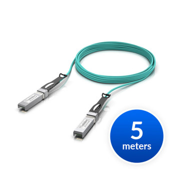  UBIQUITI 10 Gbps Long-Range Direct Attach Cable, 5m Length, Long-range SFP+ Direct Attach Cable w 10 Gbps Maximum Throughput Rate. 