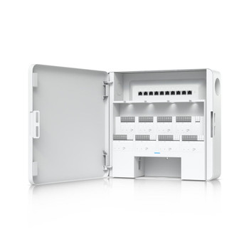  UBIQUITI Enterprise Access Hub, With Entry And Exit Control to Eight Doors, Battery Backup Support,(8) Lock terminals (12V or Dry) 