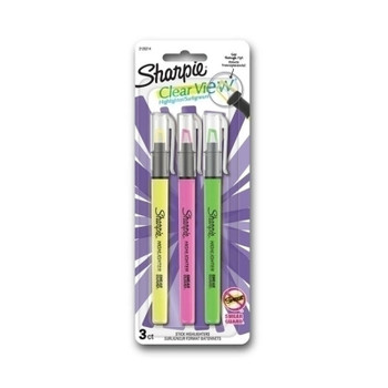  SHARPIE C/V Hiltr Stk  Assorted   Pack of 3  Box of 6 