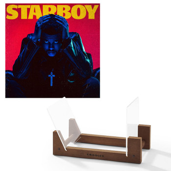 UNIVERSAL MUSIC The Weeknd Starboy - Double Vinyl Album & Crosley Record Storage Display Stand 