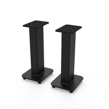 Kanto SX22 22" Tall Fillable Speaker Stands with Isolation Feet - Pair, Black