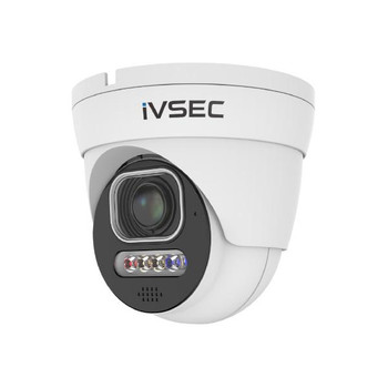 IVSEC IVSEC TURRET IP CAMERA 8MP 2.8MM-12MM MOTORISED LENS 25FPS POE IP66 ADV DET