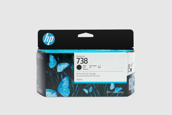  HP738B 130-ml Black DesignJet Ink Cartridge 