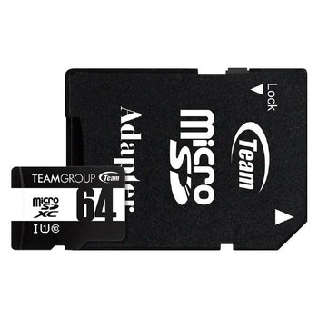 TEAMGROUP Team Group Micro SDXC UHS-I U1 C10 64 GB Memory Card.