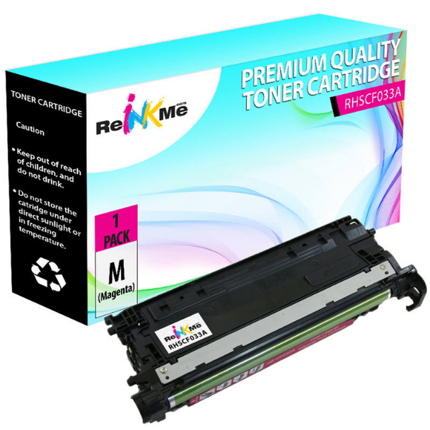 HP Compatible CF033A 646 Premium Generic Magenta Toner