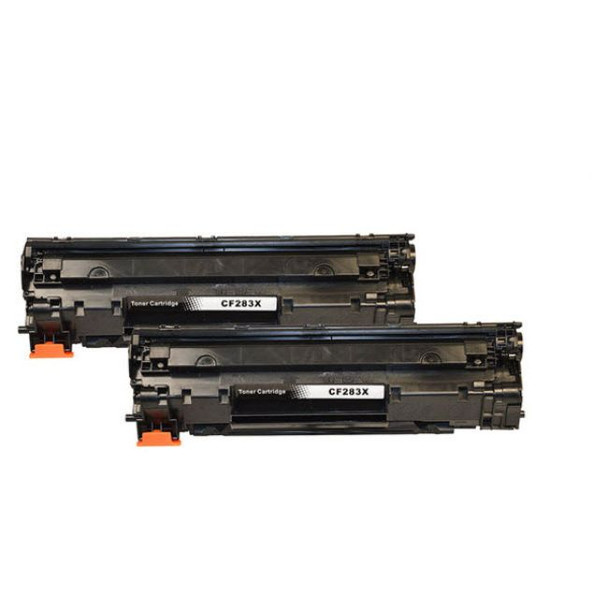 HP Compatible 2 x CF283X Premium Generic Toner