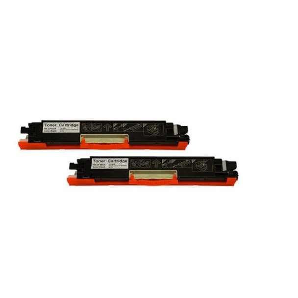 HP Compatible 2 x CF350A 130 Premium Black Generic Toner