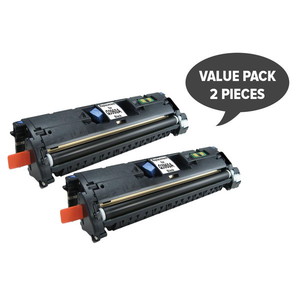 HP Compatible 2 x Q3960 C9700 C3960 EP87 CART301BK Black Toner