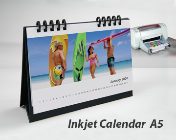 DIY Inkjet Calendar A5 Size