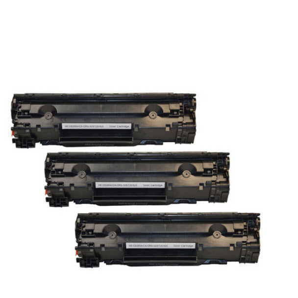 HP Compatible CE285A 85A Cartridge 325 Black Generic Toner Set of 3