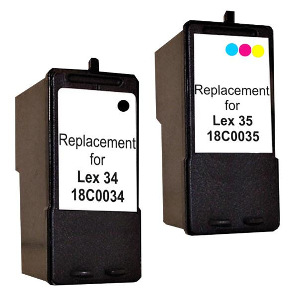 18C0034 no.34 Compatible Inkjet Cartridge Set #1 2 Cartridges