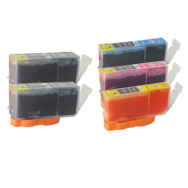 PGI-5 CLI-8 Compatible Inkjet Cartridge Set 5 Ink Cartridges