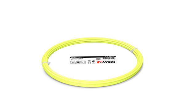 PLA Filament EasyFil PLA 2.85mm Luminous Yellow 50 gram 3D Printer Filament