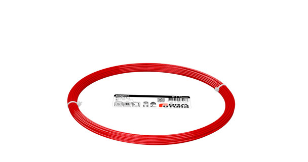 PETG Filament HDglass 1.75mm Blinded Red 50 gram 3D Printer Filament (175HDGLA-BLIRED-0050)